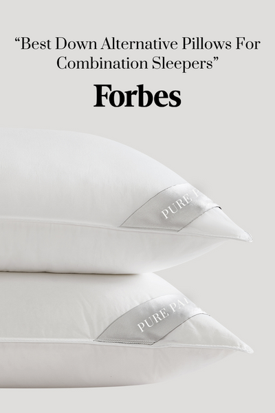Forbes Awarded “Best Down Alternative Pillows For Combination Sleepers”