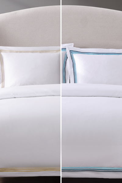 Introducing New Colors Gold & Teal Egyptian Cotton Sheets