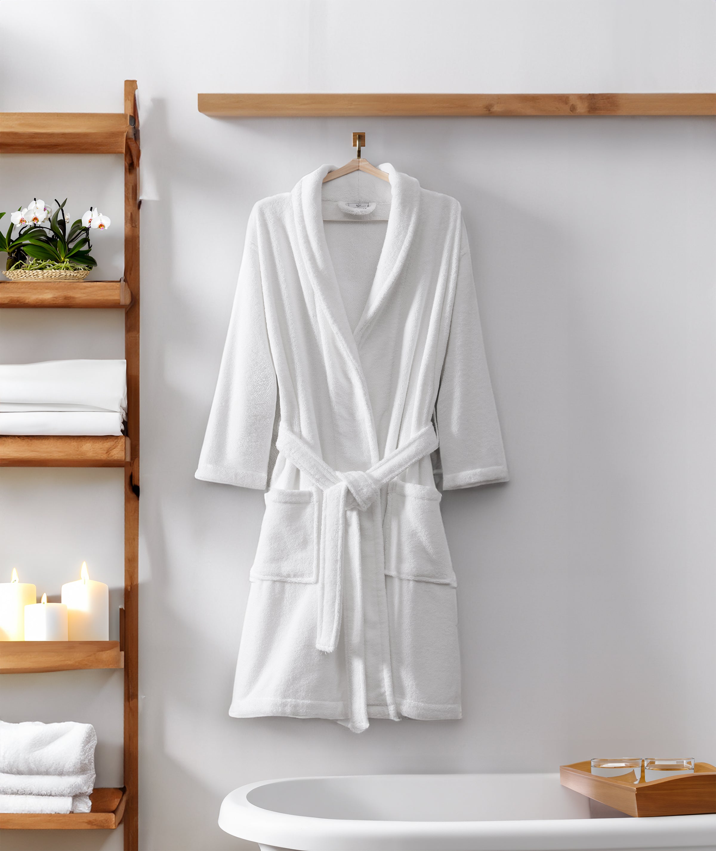 pure parima egyptian cotton robe