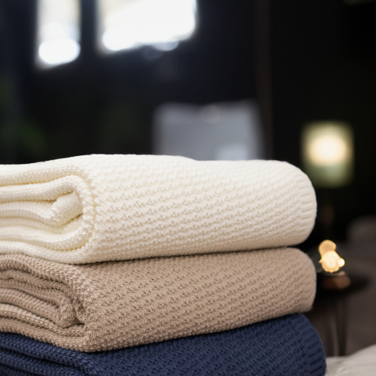 pure parima egyptian cotton throws