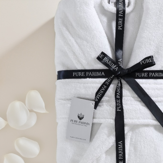 pure parima egyptian cotton robe