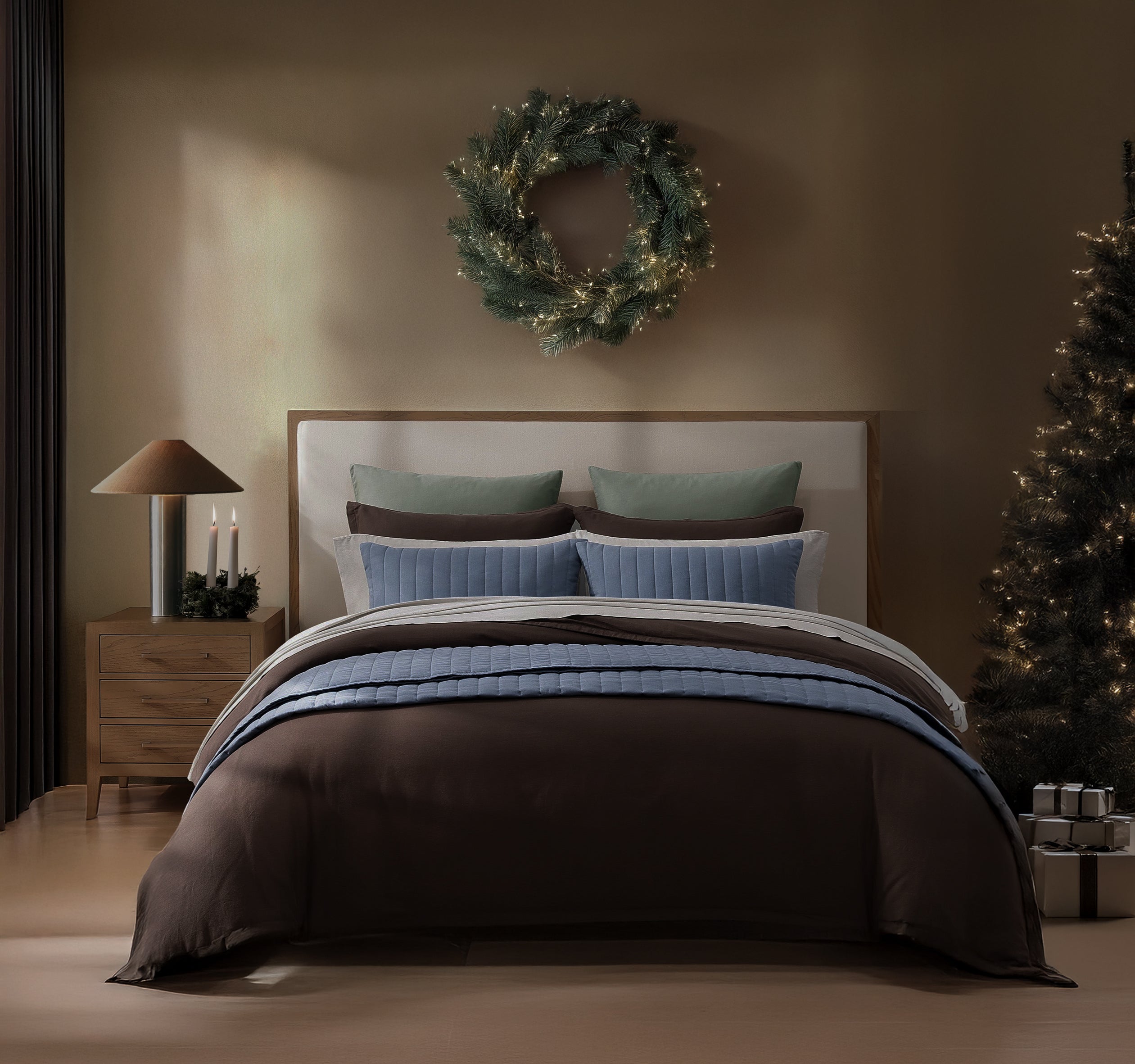 pure parima egyptian cotton european linen duvet cover