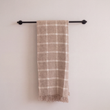Alpaca Fringe Throw Blanket