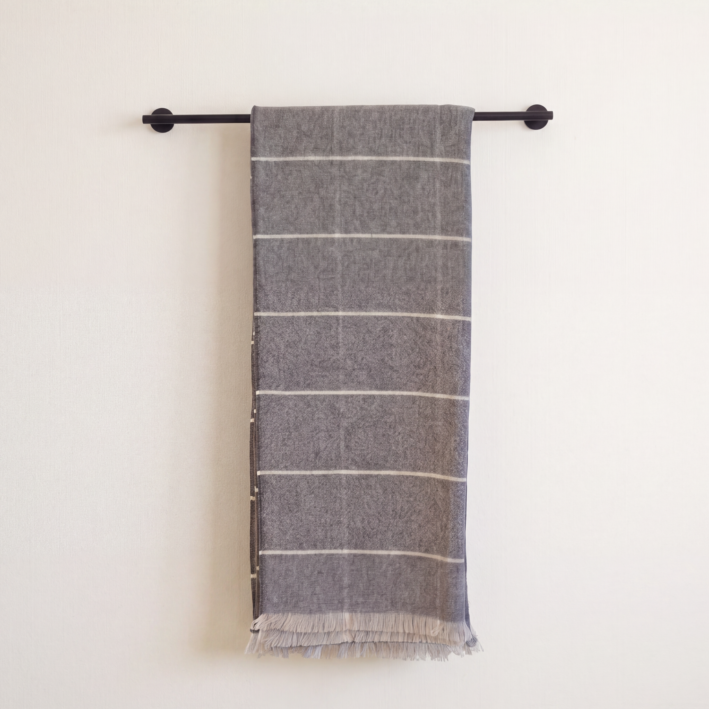 Alpaca Fringe Throw Blanket