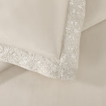 pure parima egyptian cotton duvet cover set ariane cream