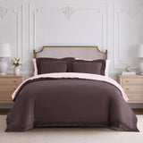 pure parima egyptian cotton ariane collection pink and raisin