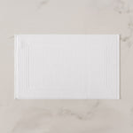 pure parima egyptian cotton bath mat white