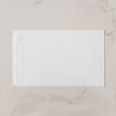 pure parima egyptian cotton bath mat white