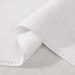 pure parima egyptian cotton bath mat white