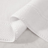 pure parima egyptian cotton bath mat white
