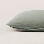 pure parima egyptian cotton european linen euro sham sage