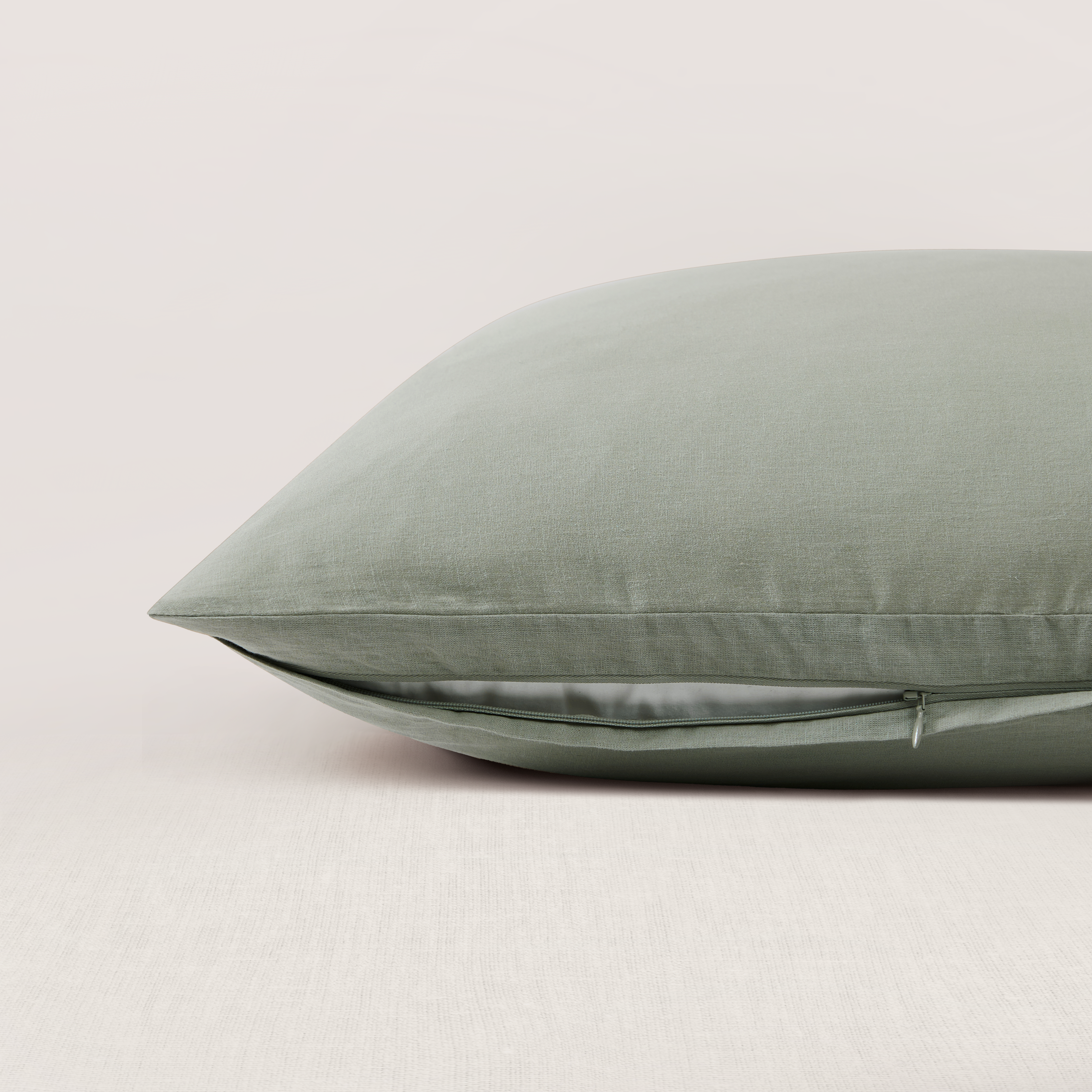 pure parima egyptian cotton european linen euro sham sage