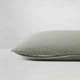 pure parima egyptian cotton european linen euro sham sage