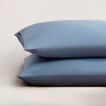 pure parima egyptian cotton european linen pillowcase set#color_dusk