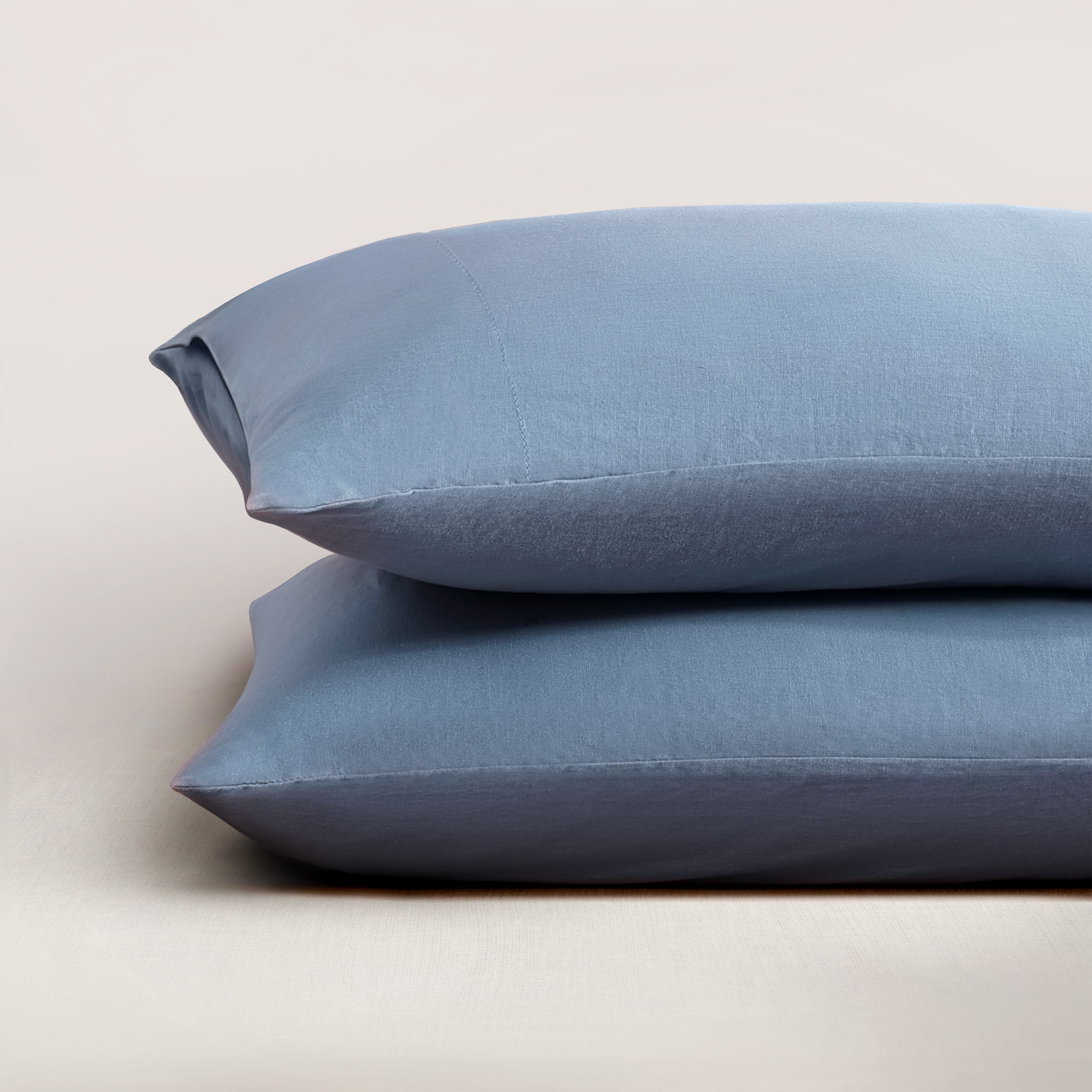 pure parima egyptian cotton european linen pillowcase set#color_dusk