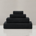 pure parima egyptian cotton ribbed towels carbon