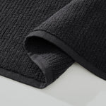 pure parima egyptian cotton ribbed towels carbon