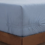 pure parima egyptian cotton european linen fitted sheet#color_dusk