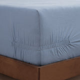 pure parima egyptian cotton european linen fitted sheet#color_dusk