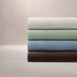 pure parima egyptian cotton european linen sheet stack