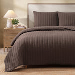 pure parima egyptian cotton european linen quilt set earth