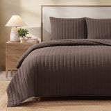 pure parima egyptian cotton european linen quilt set earth