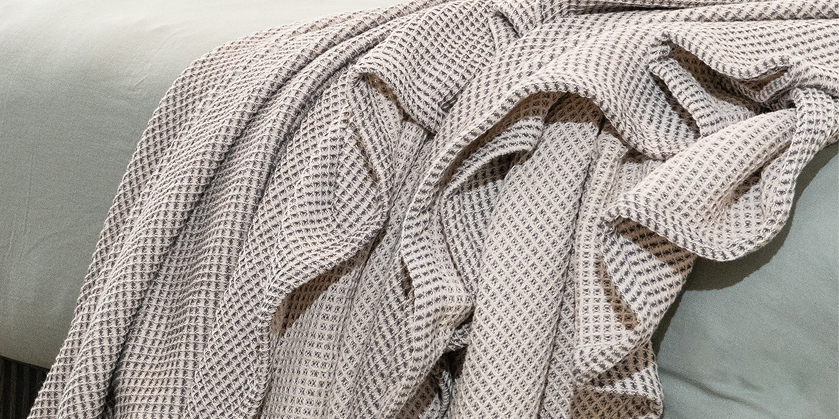 pure parima organic cotton blanket