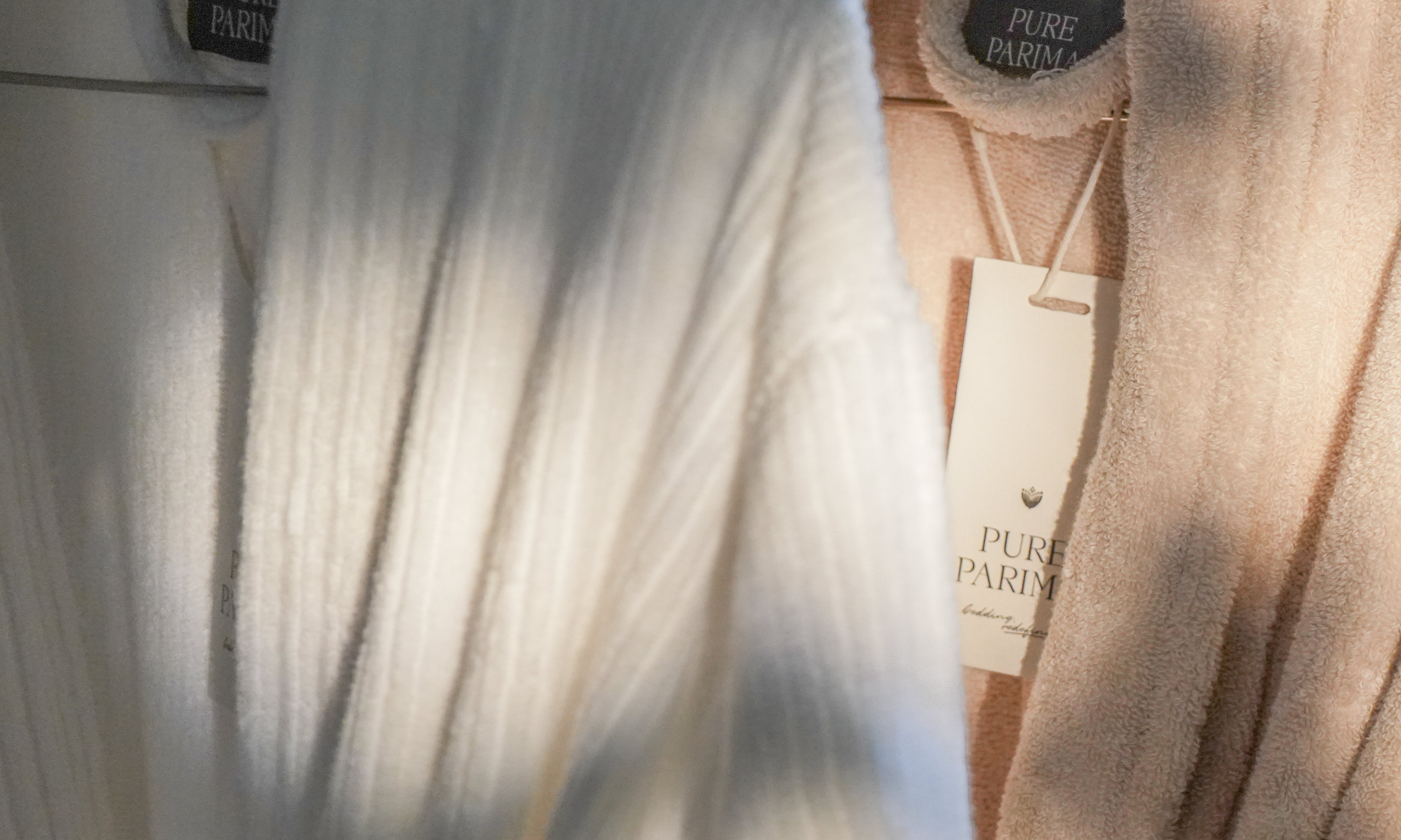 pure parima egyptian cotton plush robe