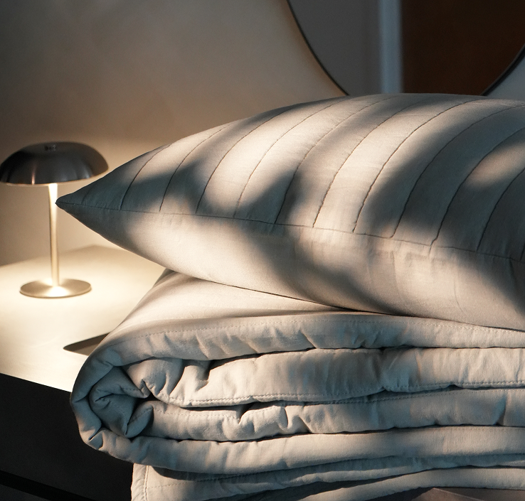 pure parima egyptian cotton-european linen quilt
