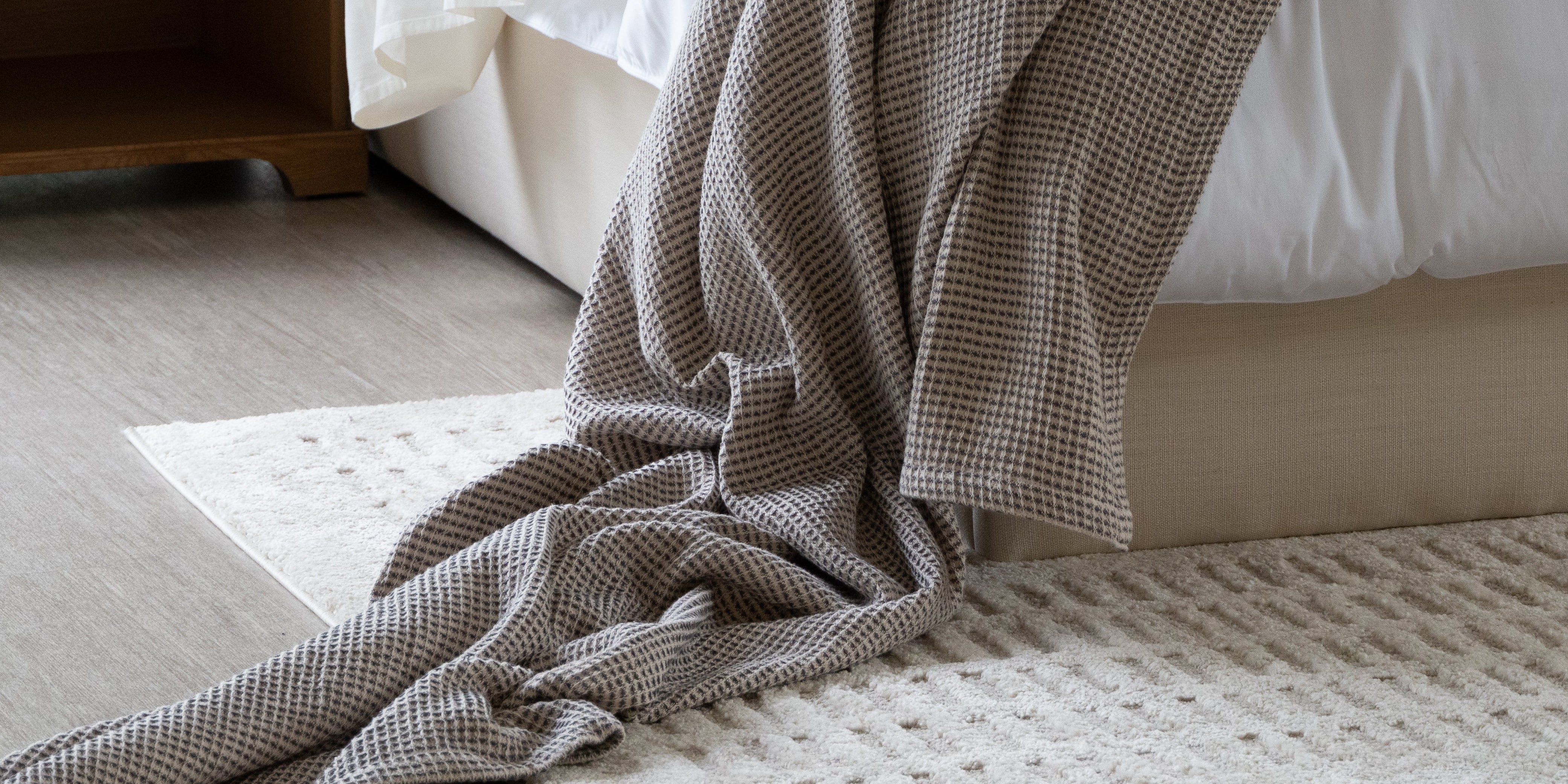 pure parima waffle blanket