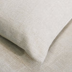 pure parima velvet textured duvet cover linen