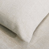 pure parima velvet textured duvet cover linen