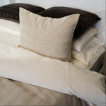 pure parima textured velvet duvet cover