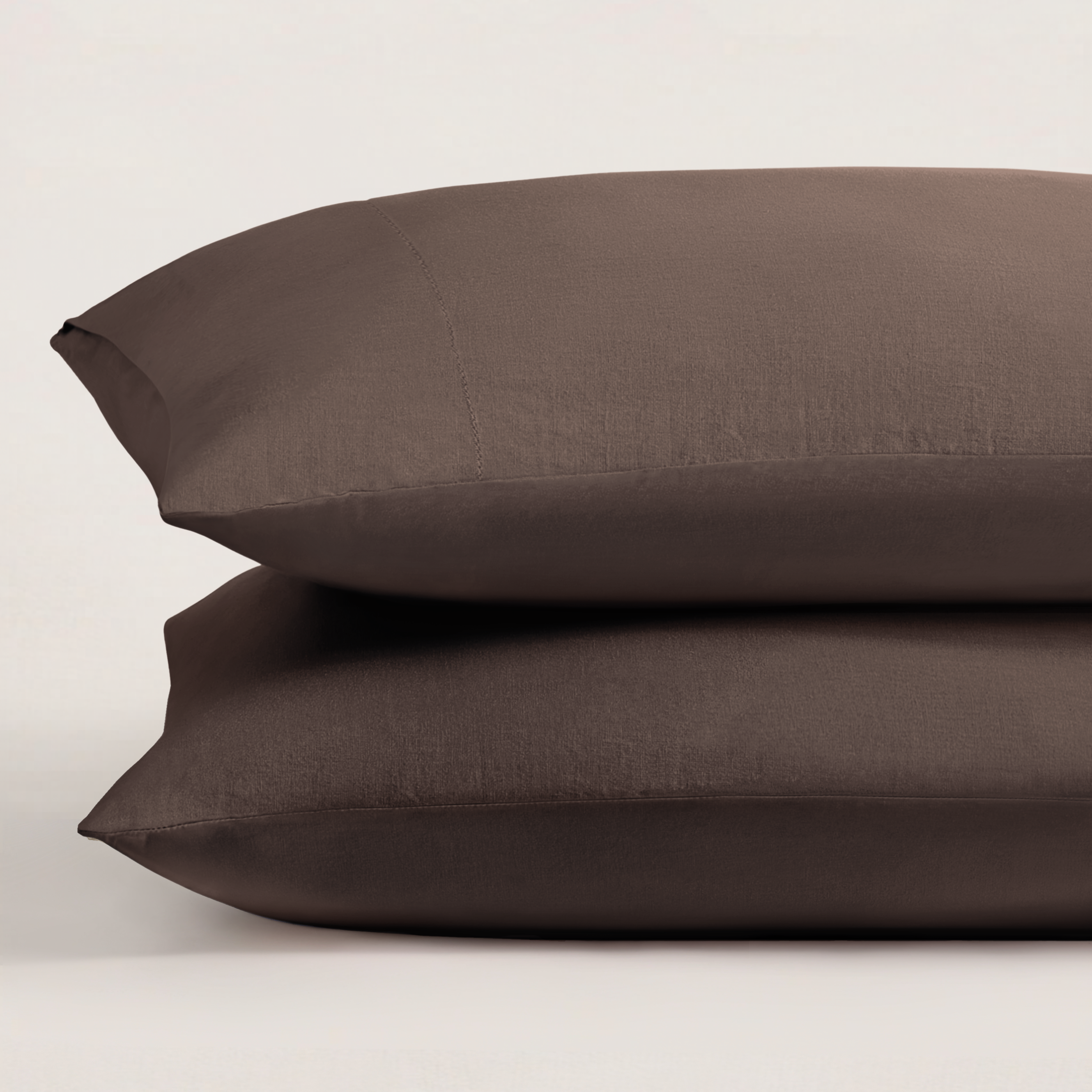 pure parima egyptian cotton european linen pillowcase set earth