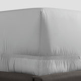 pure parima egyptian cotton ultra percale fitted sheet steel