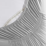 pure parima egyptian cotton ultra percale fitted sheet steel