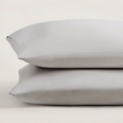 pure parima egyptian cotton european linen pillowcase set moon