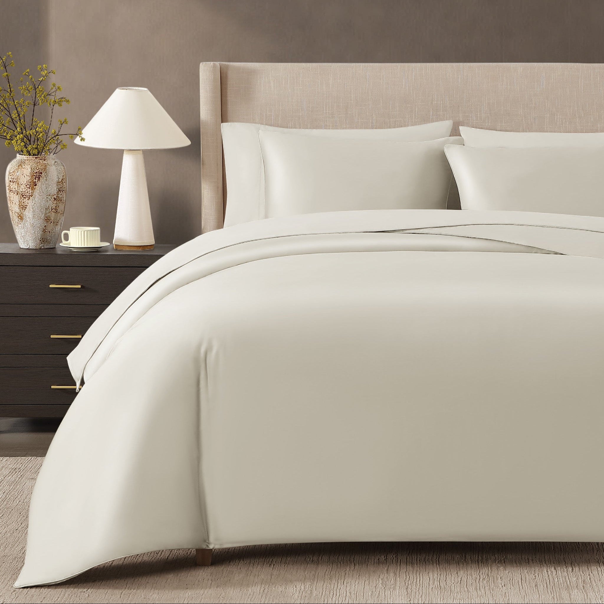 pure parima silken sateen tencel comforter set