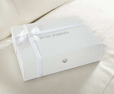 Pure Parima Egyptian Cotton Sheets Ultra Sateen Sheet Set | Hotel Collection | 100% Giza Egyptian Cotton#color_ivory
