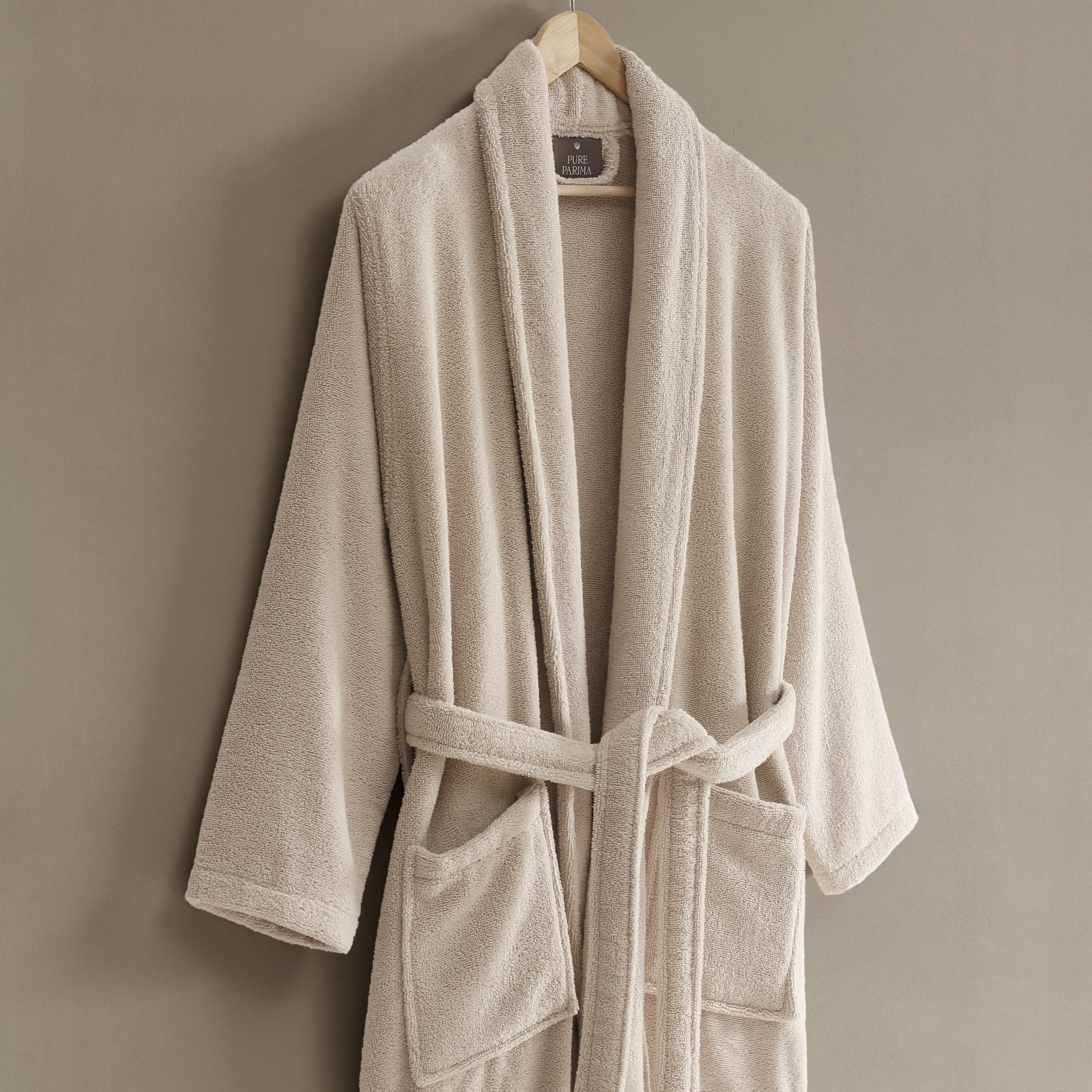 Edyption Robe Egyptian Cotton Plush Robe – Pure Parima