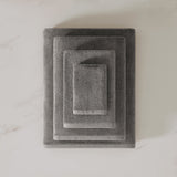 pure parima egyptian cotton plush towels charcoal