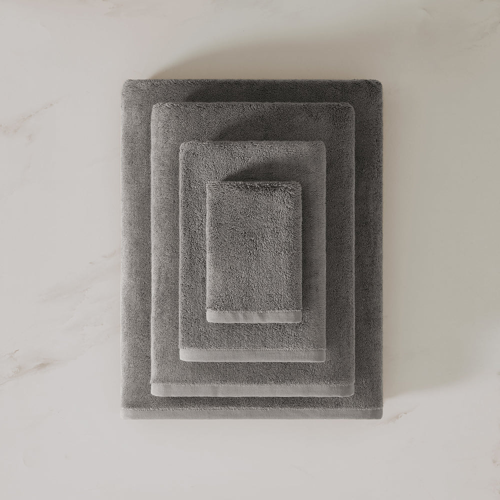 pure parima egyptian cotton plush towels charcoal