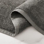 pure parima egyptian cotton plush towels charcoal