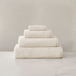 pure parima egyptian cotton plush towels ivory