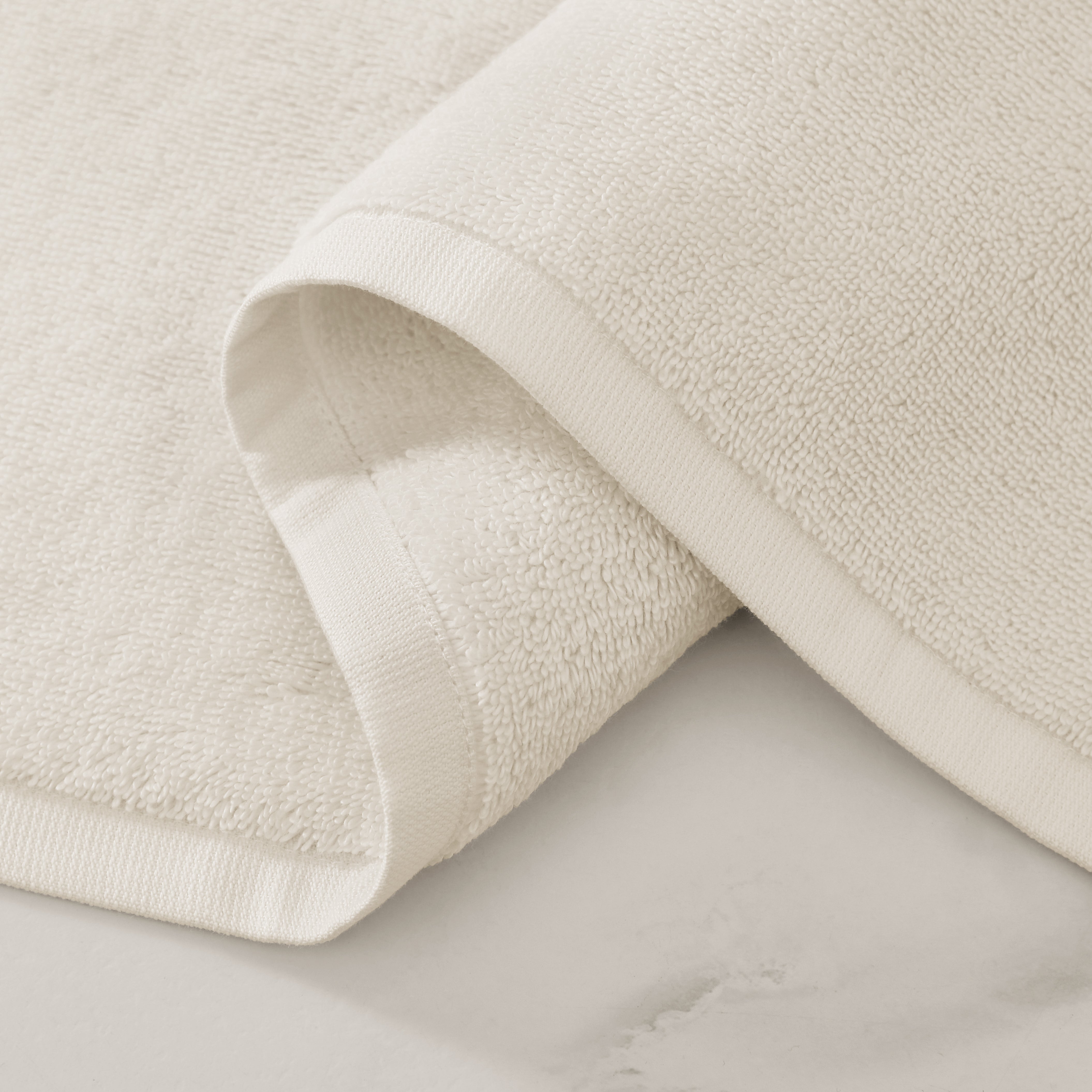 pure parima egyptian cotton plush towel ivory