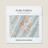 sateen print vintage spa garden swatch