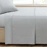 pure parima egyptian cotton flat sheet grey