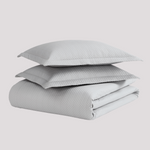 pure parima egyptian cotton diamond quilted coverlet grey