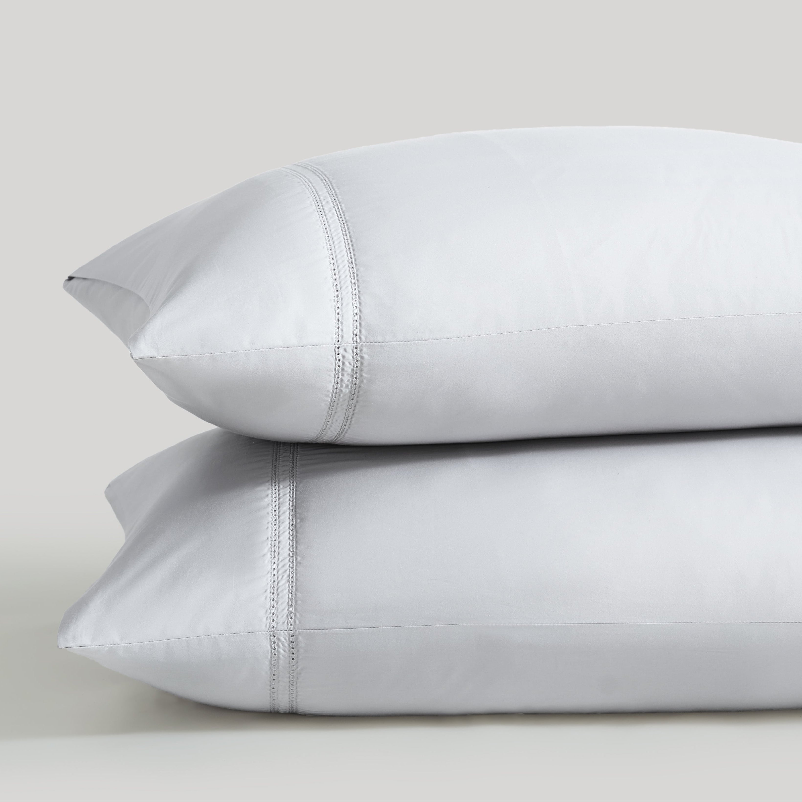 Pure Parima Egyptian Cotton Sheets Yalda Pillowcase Set#color_grey