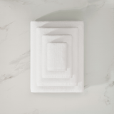 pure parima egyptian cotton ribbed towels white